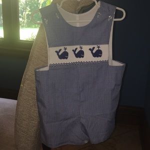 boys smocked outfit
